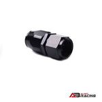 4Pcs AN4 AN8 0 Degree Straight Fuel Oil Gas Line Hose End Fitting Connector Black - A.B.Racing Supension Parts