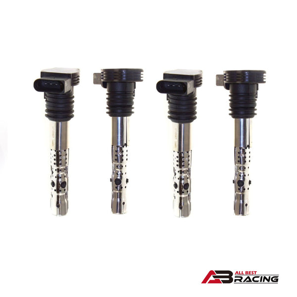 Ignition Coil for VW Golf Jetta Passat Beetle Audi A4 A6 TT 1.8T UF411 Set of 4 - A.B.Racing Supension Parts