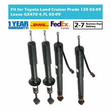 Stoßdämpfer Hinten+Vorne Luftfedein Für Lexus GX470 Toyota Land Cruiser J12